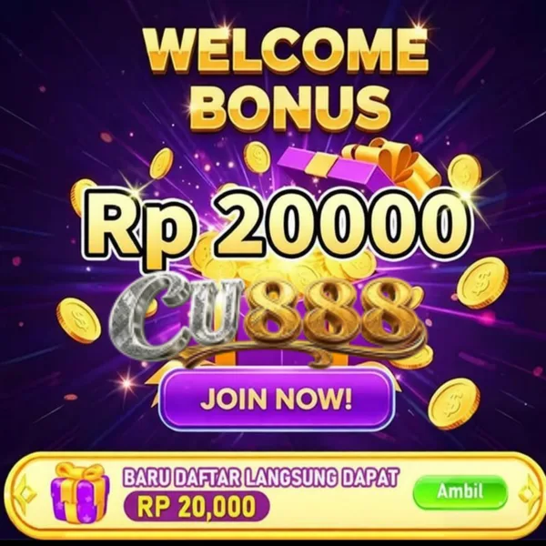CU888 Bonus Member Baru 100%